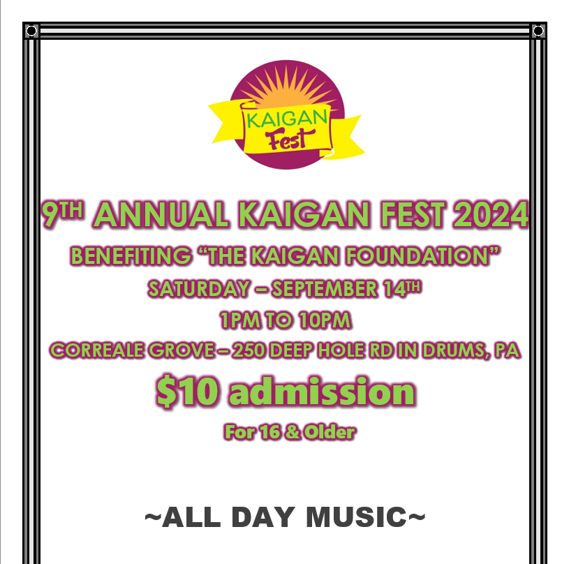 9TH ANNUAL KAIGAN FEST 2024 FLYER